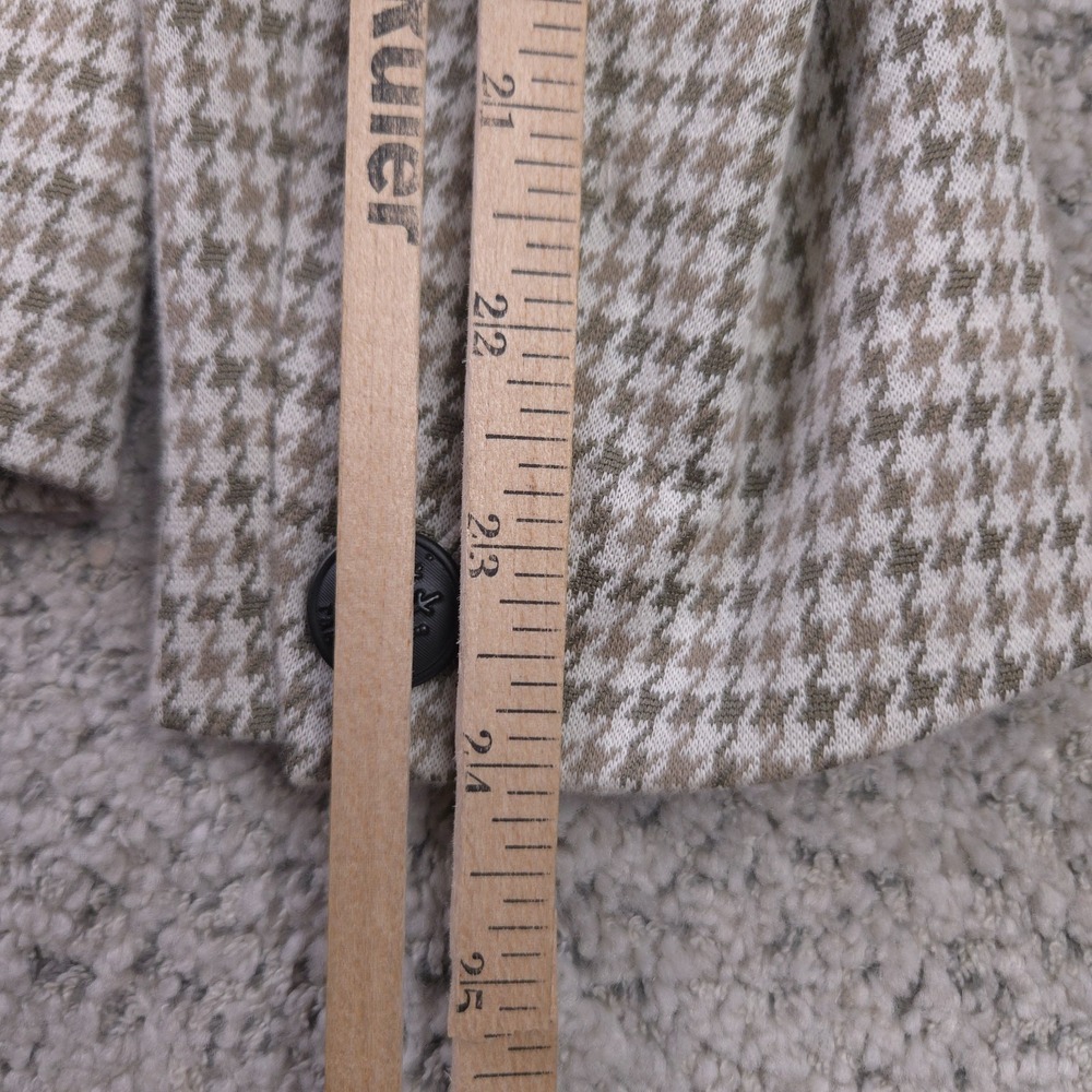 Rag & Bone Blazer Womens Size 8 Houndstooth Jacket Button Coat Beige - Picture 13 of 13